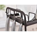 Scolapiatti a 2 Livelli Nero - Organizer da Cucina Moderno ed Elegante