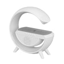 Cassa bluetooth multifunzione 3 in 1, lampada LED RGB smart, caricatore wireless, luci RGB