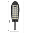 Lampada Solare LED COB con Sensore di Movimento e Telecomando - 20 LED Ultra-Luminosi IP65
