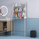 Mobiletto Bagno con 3 Ripiani - Scaffale Portaoggetti Sopra il WC