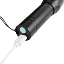 Torcia tattica con Zoom, resistente all'acqua, 3 modalità di illuminazione
