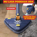 Mop Triangolare Professionale con Rotazione a 360 gradi - Manico Regolabile + 2 Ricambi Inclusi