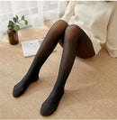 Collant Termici da Donna con Fodera in Pile - Effetto Velato, Massimo Calore