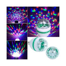 Lampadina LED Disco Rotante Multicolore 3W - Effetto Party Light con Proiezioni Colorate
