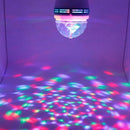 Lampadina LED Disco Rotante Multicolore 3W - Effetto Party Light con Proiezioni Colorate