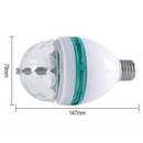 Lampadina LED Disco Rotante Multicolore 3W - Effetto Party Light con Proiezioni Colorate
