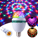 Lampadina LED Disco Rotante Multicolore 3W - Effetto Party Light con Proiezioni Colorate