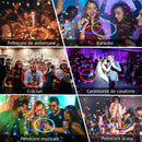 Lampadina LED Disco Rotante Multicolore 3W - Effetto Party Light con Proiezioni Colorate