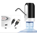 Pompa Elettrica per Boccioni d'Acqua con Batteria Ricaricabile USB - Erogazione Automatica 600ml