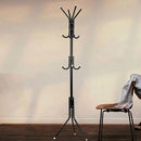 Appendiabiti metallico ad albero con numerosi ganci - Design moderno, 172x42 cm