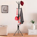 Appendiabiti metallico ad albero con numerosi ganci - Design moderno, 172x42 cm