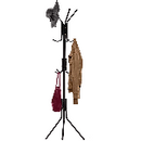 Appendiabiti metallico ad albero con numerosi ganci - Design moderno, 172x42 cm