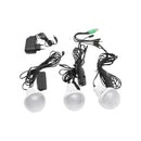 Kit Solare Portatile GD-8071 con 3 Lampadine LED, Ricarica Telefono, Radio FM, Bluetooth e MP3
