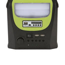 Kit Solare Portatile GD-8071 con 3 Lampadine LED, Ricarica Telefono, Radio FM, Bluetooth e MP3