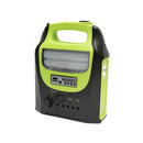 Kit Solare Portatile GD-8071 con 3 Lampadine LED, Ricarica Telefono, Radio FM, Bluetooth e MP3
