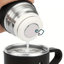 Set Thermos 500ml con 2 Tazze - Doppia Parete Sottovuoto, Mantiene la Temperatura 12 Ore
