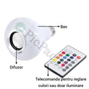 Lampadina LED Smart con Altoparlante Bluetooth e Telecomando - Luce e Musica 2in1