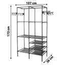 Organizer per Abiti e Scarpe con Ganci Laterali - La Soluzione Perfetta per il Tuo Guardaroba