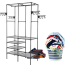 Organizer per Abiti e Scarpe con Ganci Laterali - La Soluzione Perfetta per il Tuo Guardaroba
