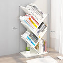 Libreria design albero - Libreria in legno MDF con 4 ripiani, organizer moderno bianco