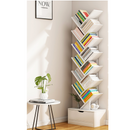 Libreria a Forma di Albero, 12 Livelli, MDF Bianco – Organizer Decorativo Moderno per Casa e Ufficio
