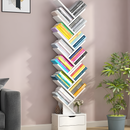 Libreria a Forma di Albero, 12 Livelli, MDF Bianco – Organizer Decorativo Moderno per Casa e Ufficio