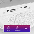 Lampada LED RGB Multifunzione con Ricarica Wireless, Bluetooth, Orologio e Sveglia - 15W