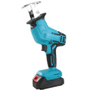 Sega a Gattuccio a Batteria 48V - Set Professionale con 2 Batterie, Lame Incluse per Legno e Metallo