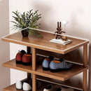 Scarpiera con 8 Ripiani Marrone 48x24x112cm - Organizer per Scarpe Camera da Letto e Ingresso