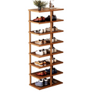 Scarpiera con 8 Ripiani Marrone 48x24x112cm - Organizer per Scarpe Camera da Letto e Ingresso