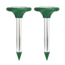 Set 2 Dissuasori Solari Anti-Talpe a Ultrasuoni - Protezione Giardino 700m² - Eco-Friendly
