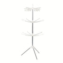 Stendibiancheria Verticale A 3 Livelli | Pieghevole | 170 cm | Bracci Girevoli + 24 Ganci | Interno/Esterno | Salvaspazio