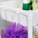 Carrello portaoggetti con ruote - 3 ripiani per cucina e bagno