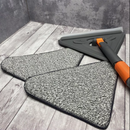 Mop Triangolare Estensibile Multifunzione - 6 Panni, Racla, Estensione 2,5m