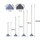 Mop Triangolare Estensibile Multifunzione - 6 Panni, Racla, Estensione 2,5m