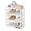 Scarpiera con 4 Ripiani e Ventilazione - Organizer per Calzature Premium