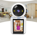 Telecamera di Sorveglianza WiFi 1080P Full HD con Visione Notturna e Rilevamento del Movimento - Monitoraggio Audio/Video