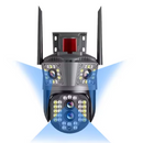 Telecamera di Sorveglianza WiFi Ultra HD 12MP - Esterno/Interno con Zoom 5X, Rotazione 360°, Comunicazione Bidirezionale