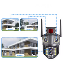 Telecamera di Sorveglianza WiFi Ultra HD 12MP - Esterno/Interno con Zoom 5X, Rotazione 360°, Comunicazione Bidirezionale