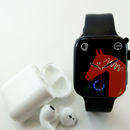 Set Smartwatch + Auricolari Wireless Bluetooth - Combo Tech Premium per uno Stile di Vita Moderno
