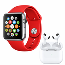 Set Smartwatch + Auricolari Wireless Bluetooth - Combo Tech Premium per uno Stile di Vita Moderno