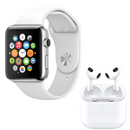 Set Smartwatch + Auricolari Wireless Bluetooth - Combo Tech Premium per uno Stile di Vita Moderno
