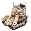 Set di Costruzioni Carro Armato Militare - 476 Pezzi - Gioco Educativo STEM per Bambini 8+ Anni