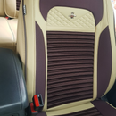 Set Coprisedili Auto Completo in Ecopelle - 14 Pezzi Imbottiti Premium per Tutti i Sedili
