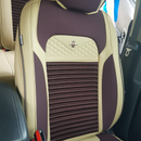 Set Coprisedili Auto Completo in Ecopelle - 14 Pezzi Imbottiti Premium per Tutti i Sedili