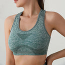 Completo Sportivo Donna 2 Pezzi - Leggings Push-Up + Reggiseno Sportivo Imbottito, Materiale Traspirante ad Asciugatura Rapida