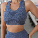 Completo Sportivo Donna 2 Pezzi - Leggings Push-Up + Reggiseno Sportivo Imbottito, Materiale Traspirante ad Asciugatura Rapida