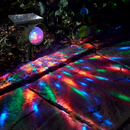 Proiettore LED Solare RGB Rotante per Esterno - Illuminazione Decorativa da Giardino