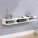 Supporto da parete multifunzione per router e accessori - 3 scomparti, 60x20cm