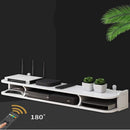 Supporto da parete multifunzione per router e accessori - 3 scomparti, 60x20cm
